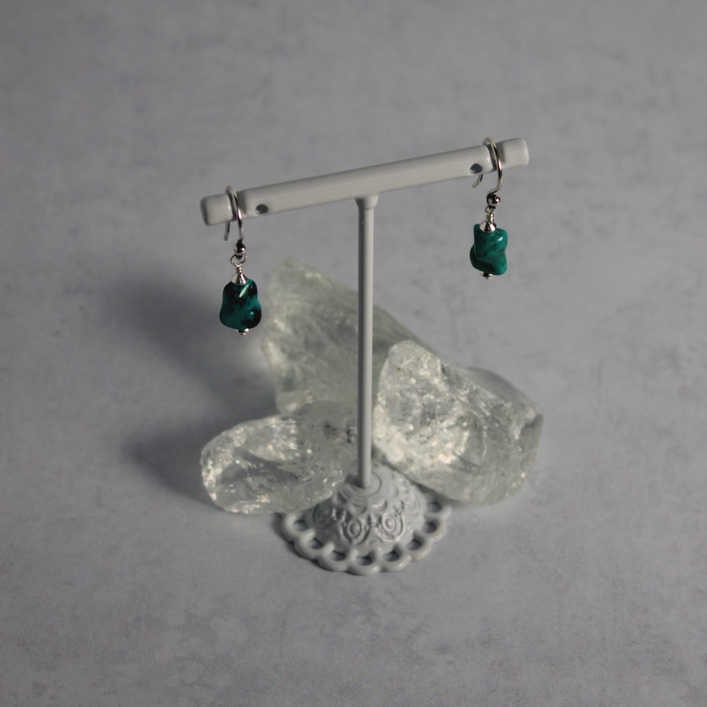Dogbone Turquoise Earrings