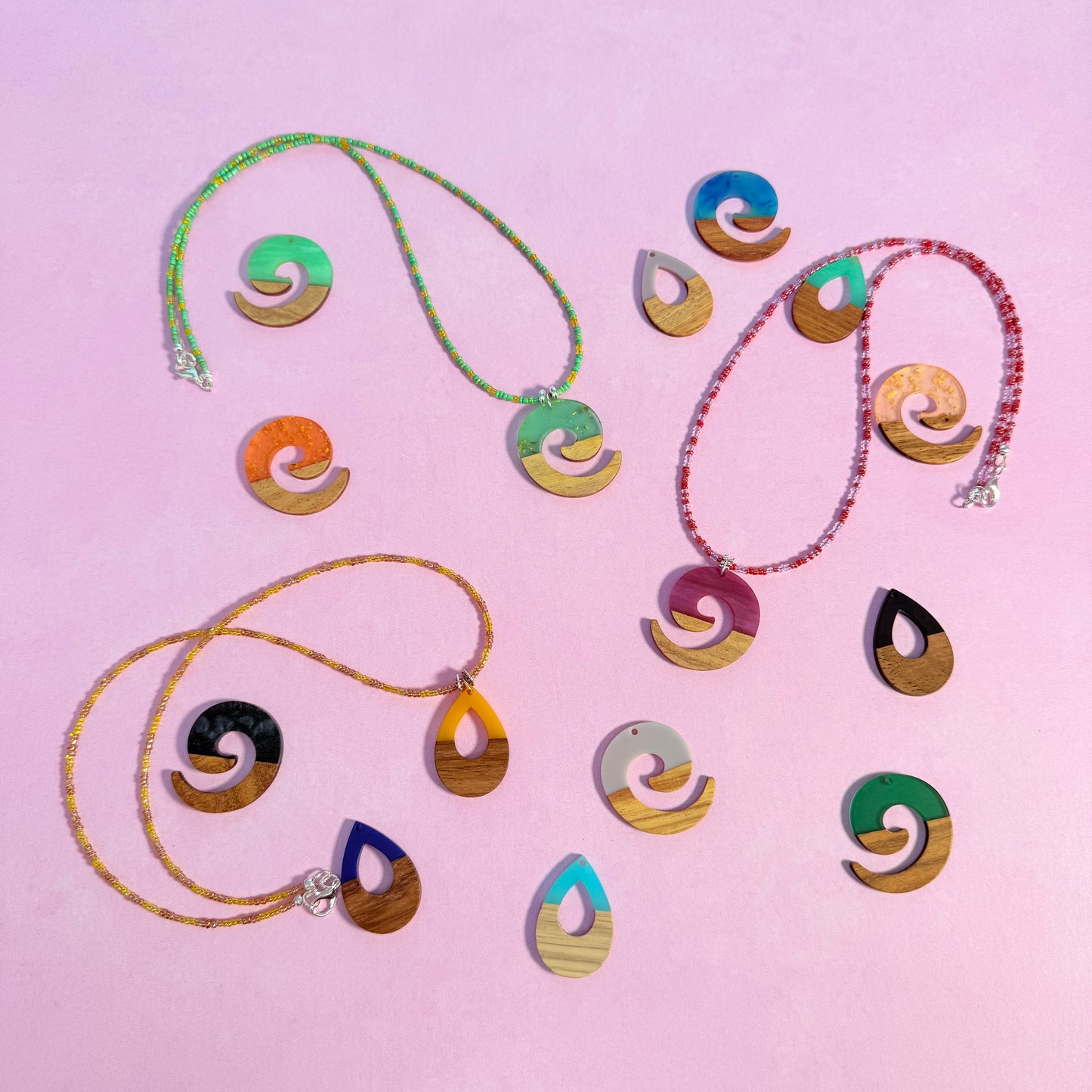 6.26.25 Wood & Resin Necklace Workshop
