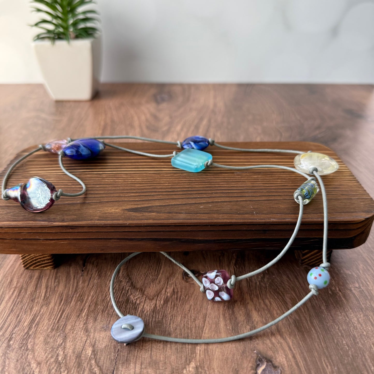 10.19.25 Knotted Leather Necklace Workshop