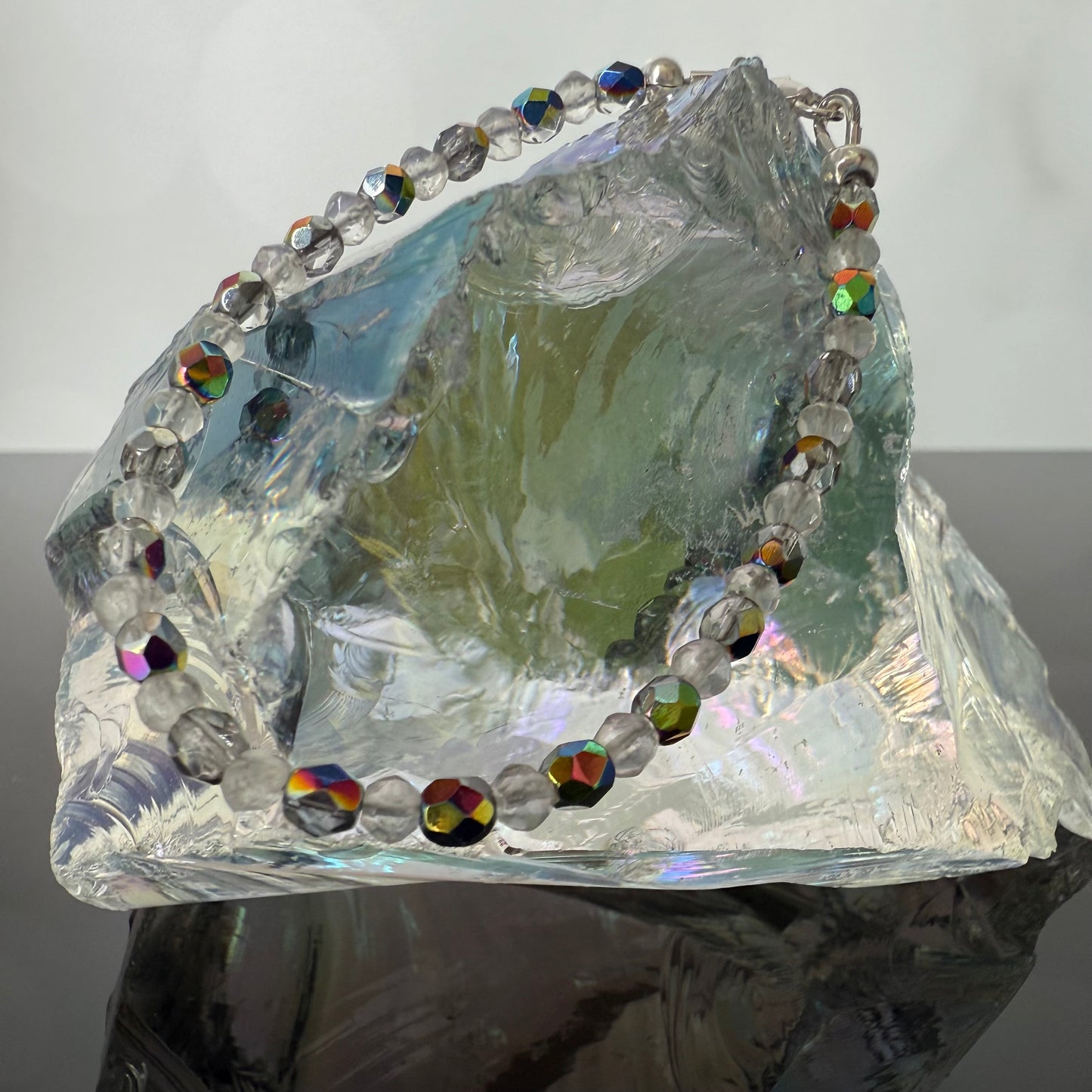 Fire Quartz Crystal Bracelet