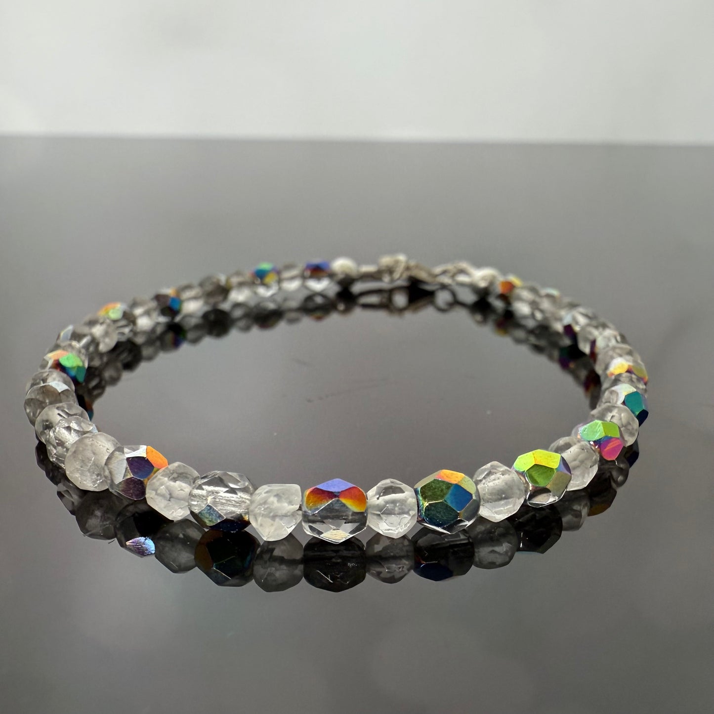 Fire Quartz Crystal Bracelet