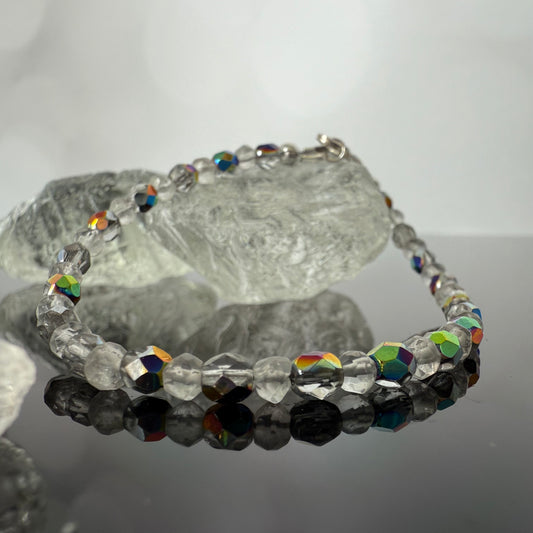 Fire Quartz Crystal Bracelet