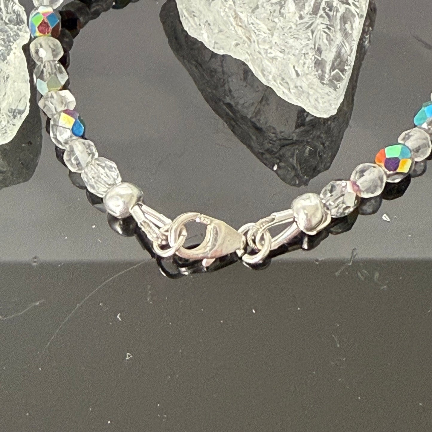 Fire Quartz Crystal Bracelet