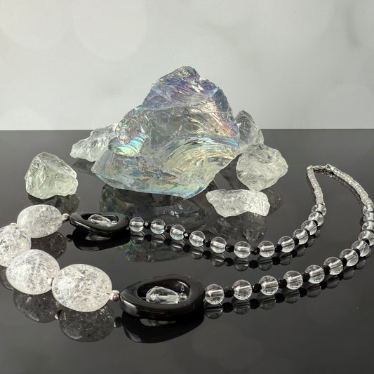 Ice Flake Quartz Necklace
