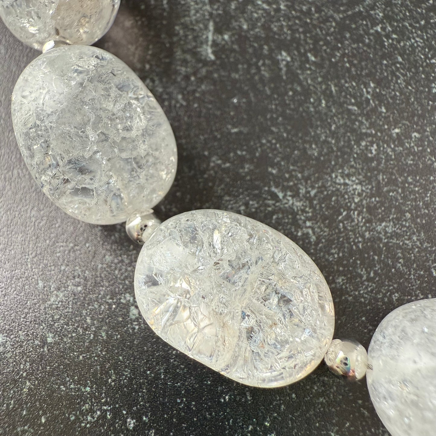 Ice Flake Quartz Necklace