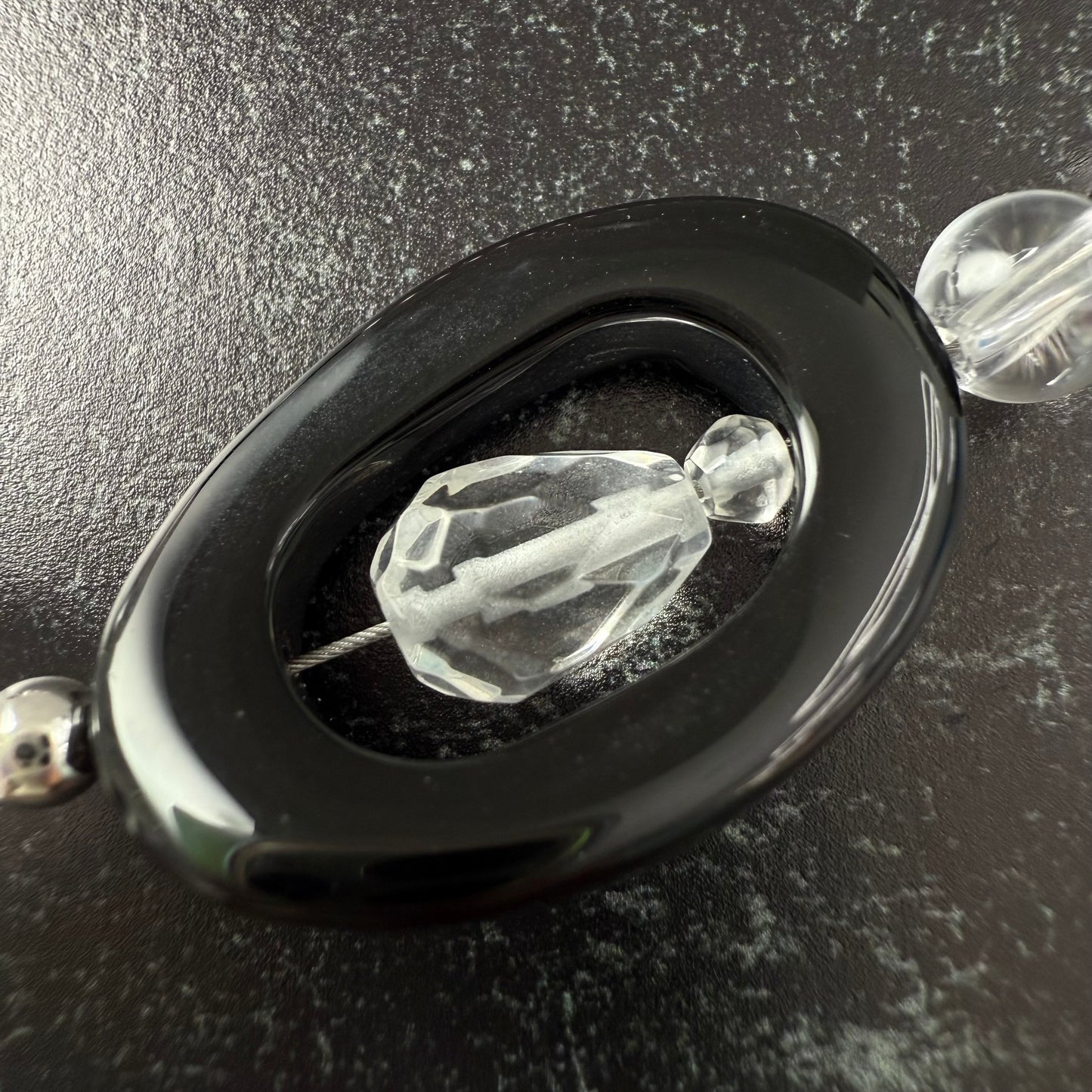 Ice Flake Quartz Necklace