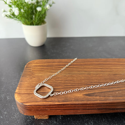 Sterling White Topaz Necklace