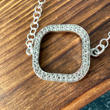 Sterling White Topaz Necklace