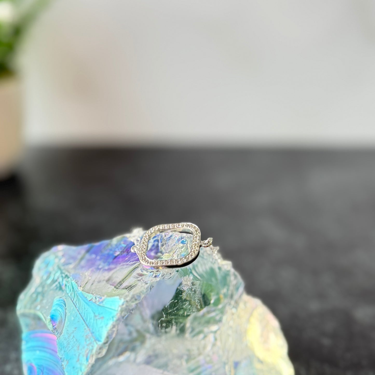 Sterling White Topaz Necklace