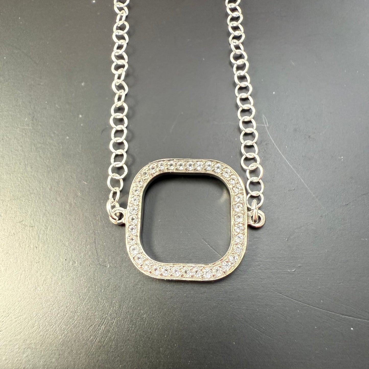 Sterling White Topaz Necklace