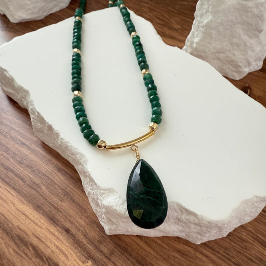 Emerald & Beryl Necklace