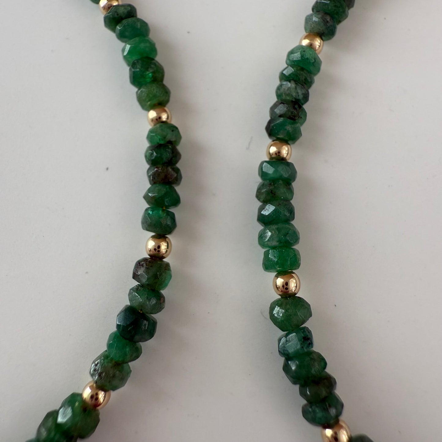 Simple Elegant Emerald Bracelet