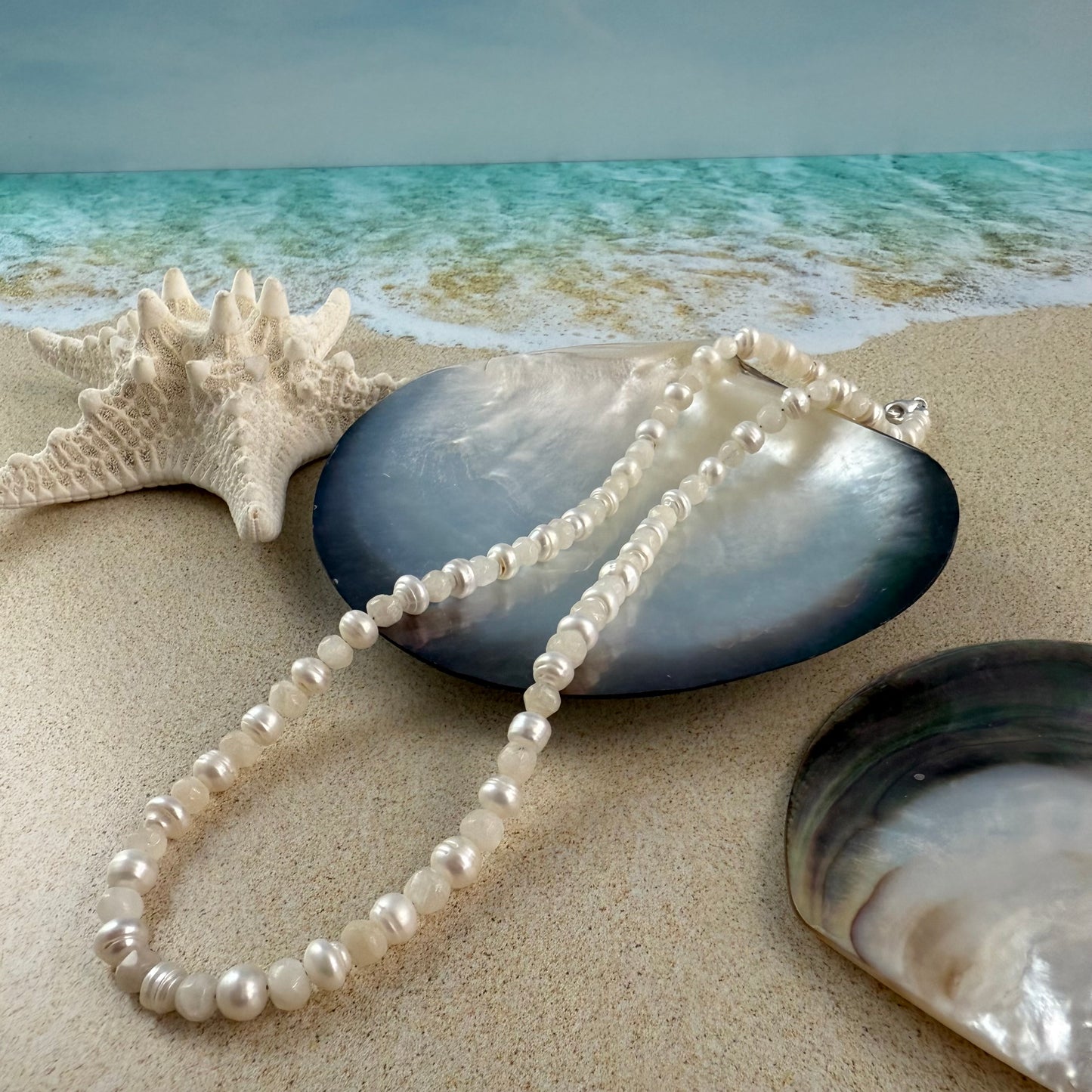 Pearl Moon Necklace