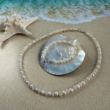 Pearl Moon Necklace
