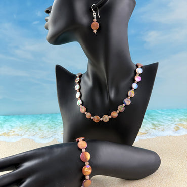 Mother of Peach Necklace