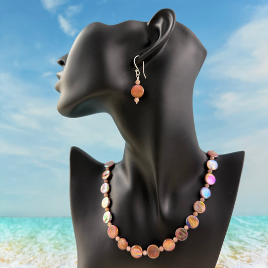 Mother of Peach Necklace