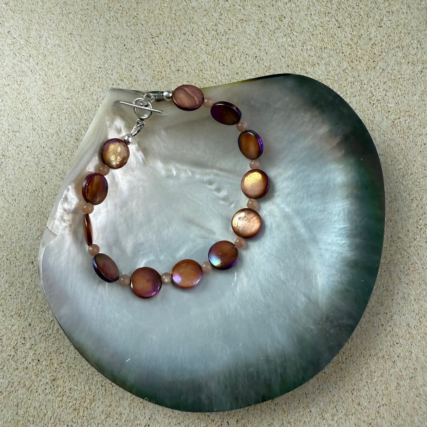 Mother of Peach Bracelet