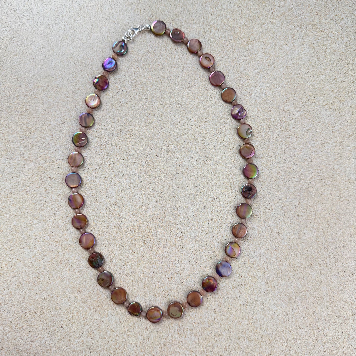 Mother of Peach Necklace