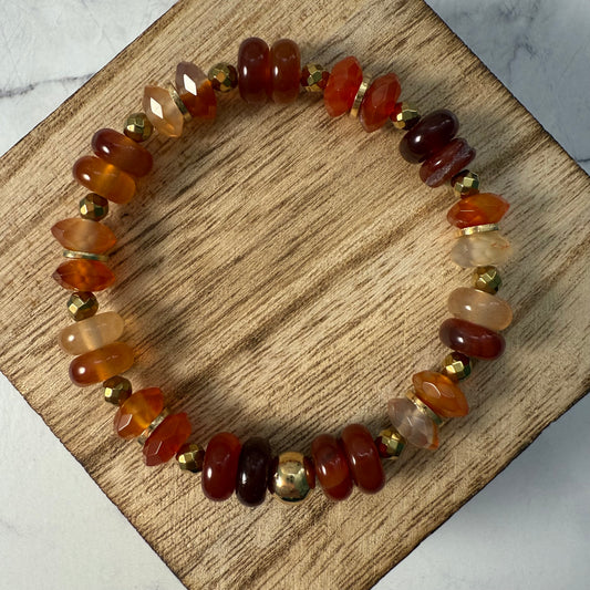 Carnelian Stretch Bracelet