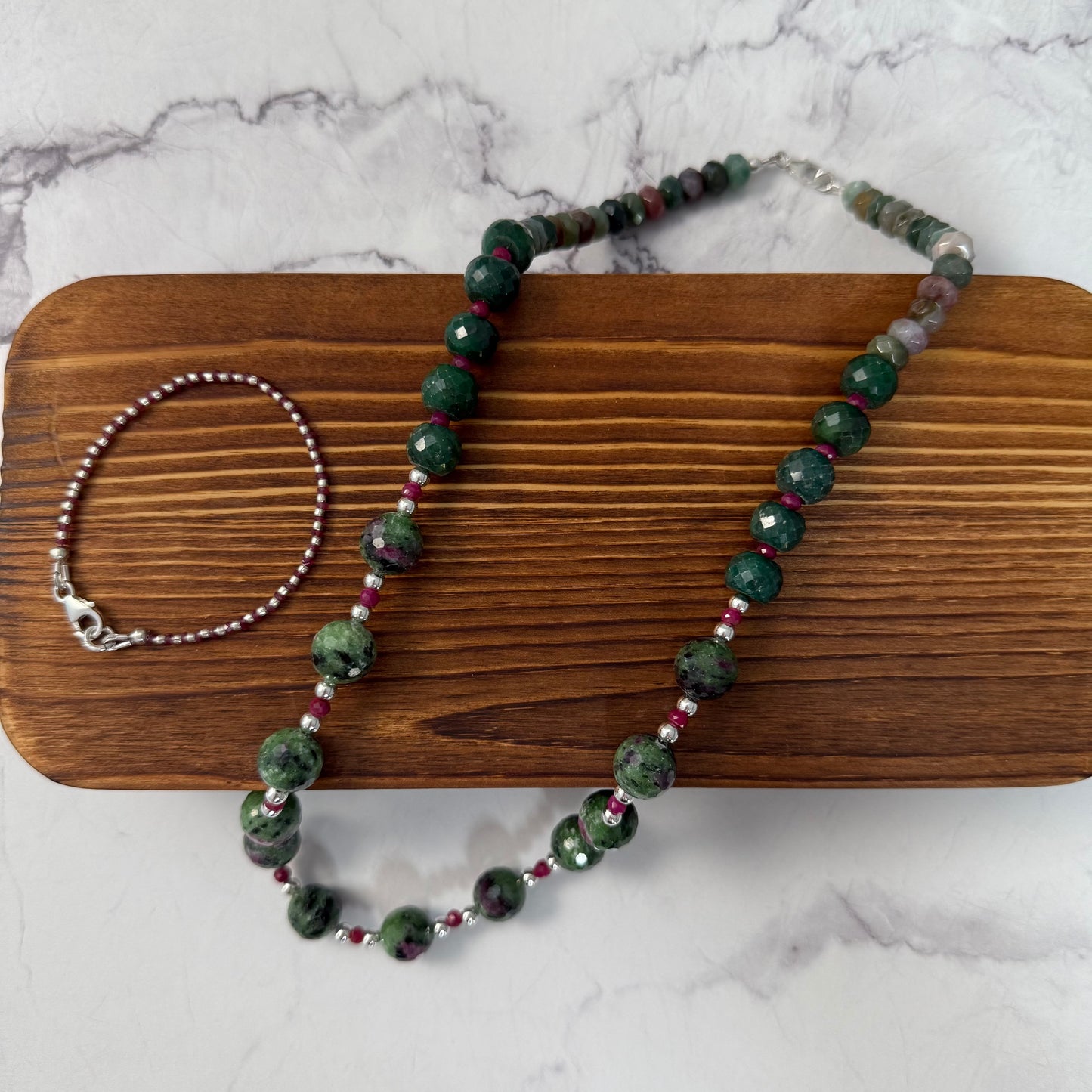 Fancy Faceted Necklace