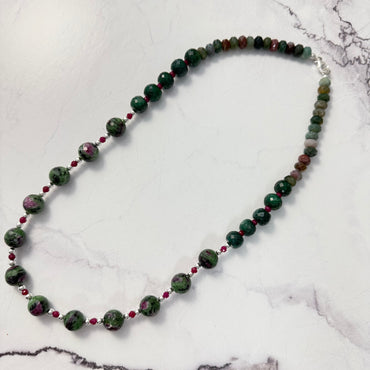 Fancy Faceted Necklace