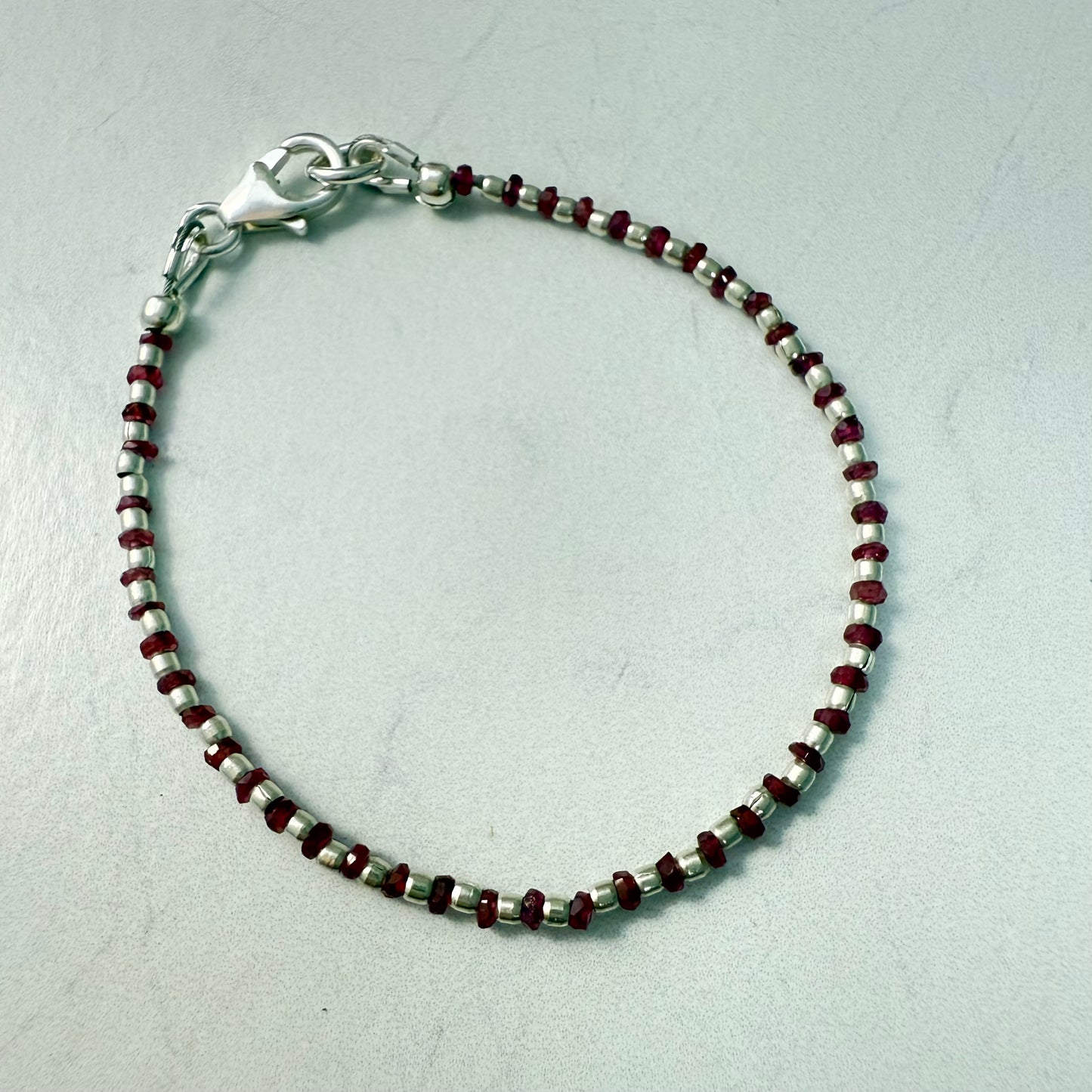 Elegant Ruby Bracelet