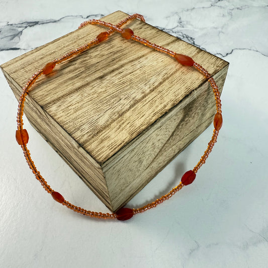 Carnelian Simplicity Necklace