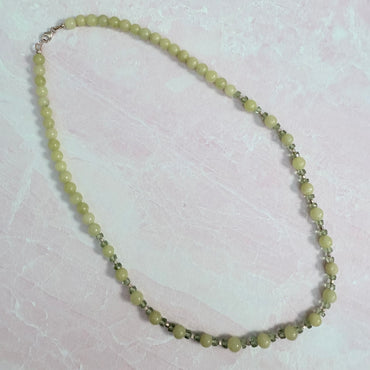 Peridot & Jade Necklace