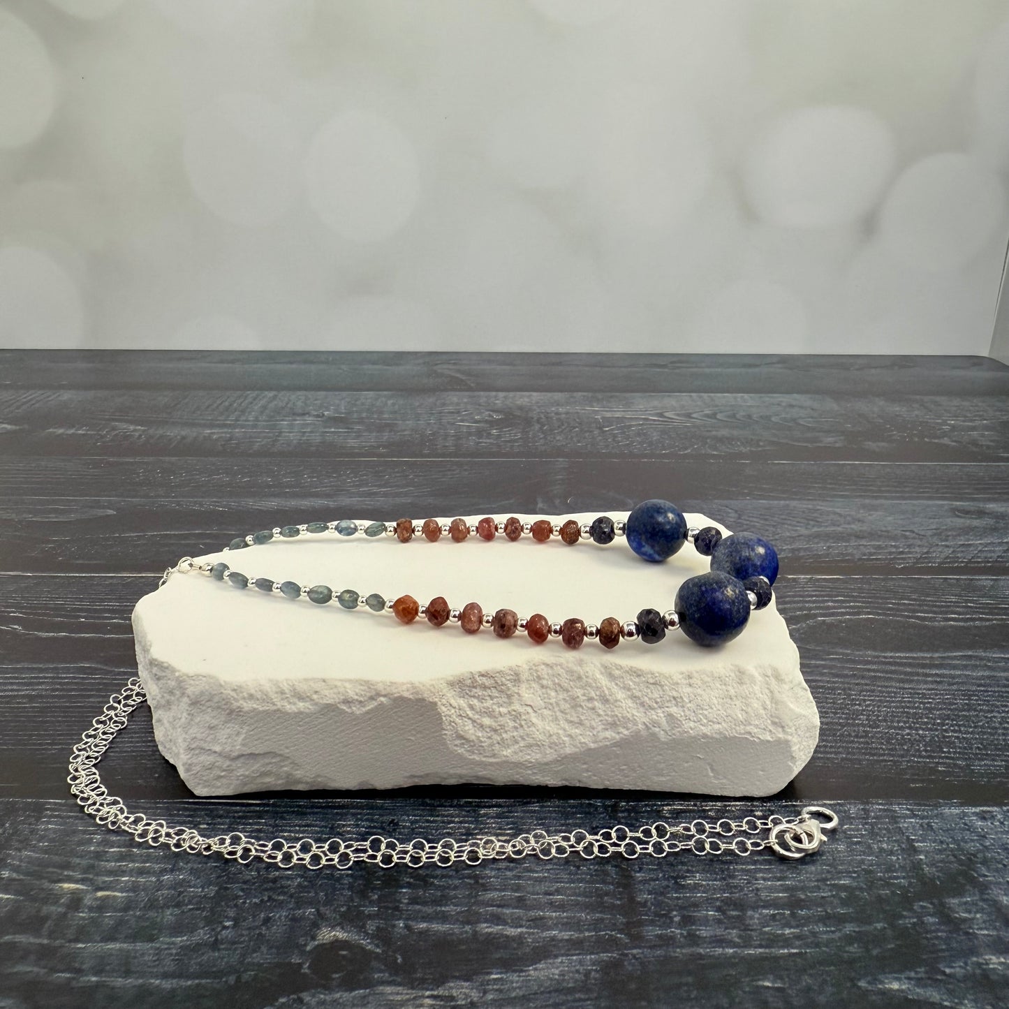 Sapphire & Lapis Necklace
