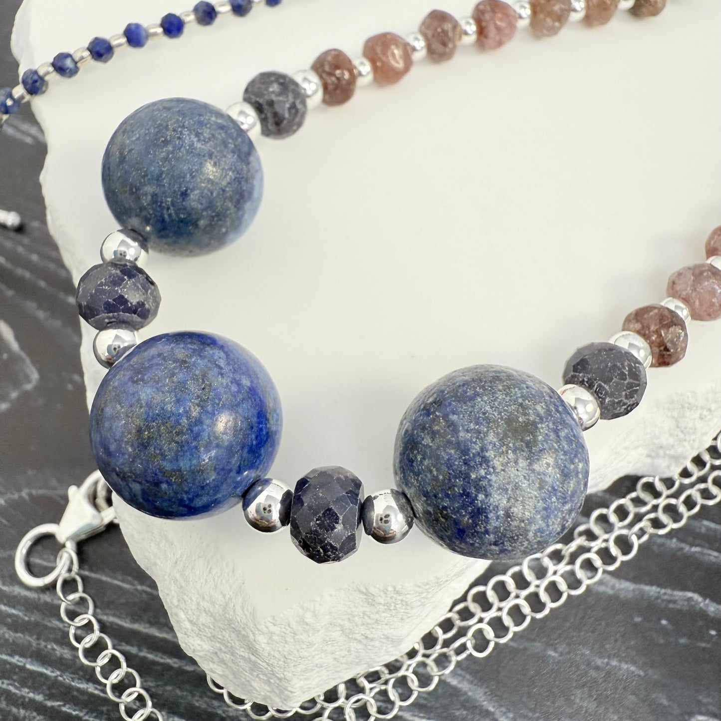 Sapphire & Lapis Necklace