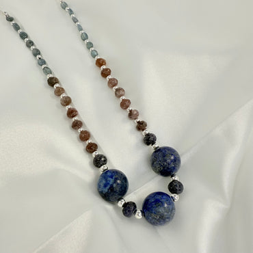 Sapphire & Lapis Necklace