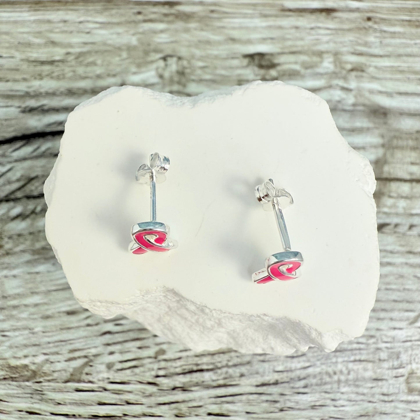 Breast Cancer Stud Earrings
