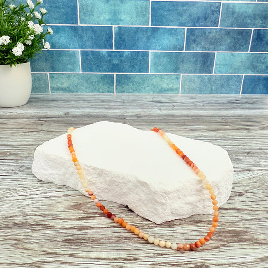 Mexican Fire Opal Necklace