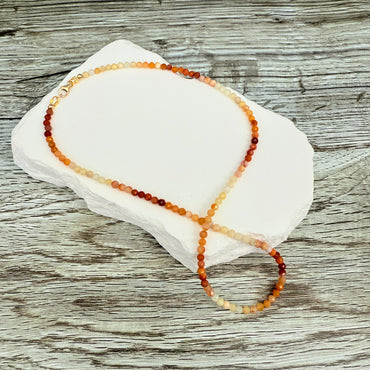 Mexican Fire Opal Necklace