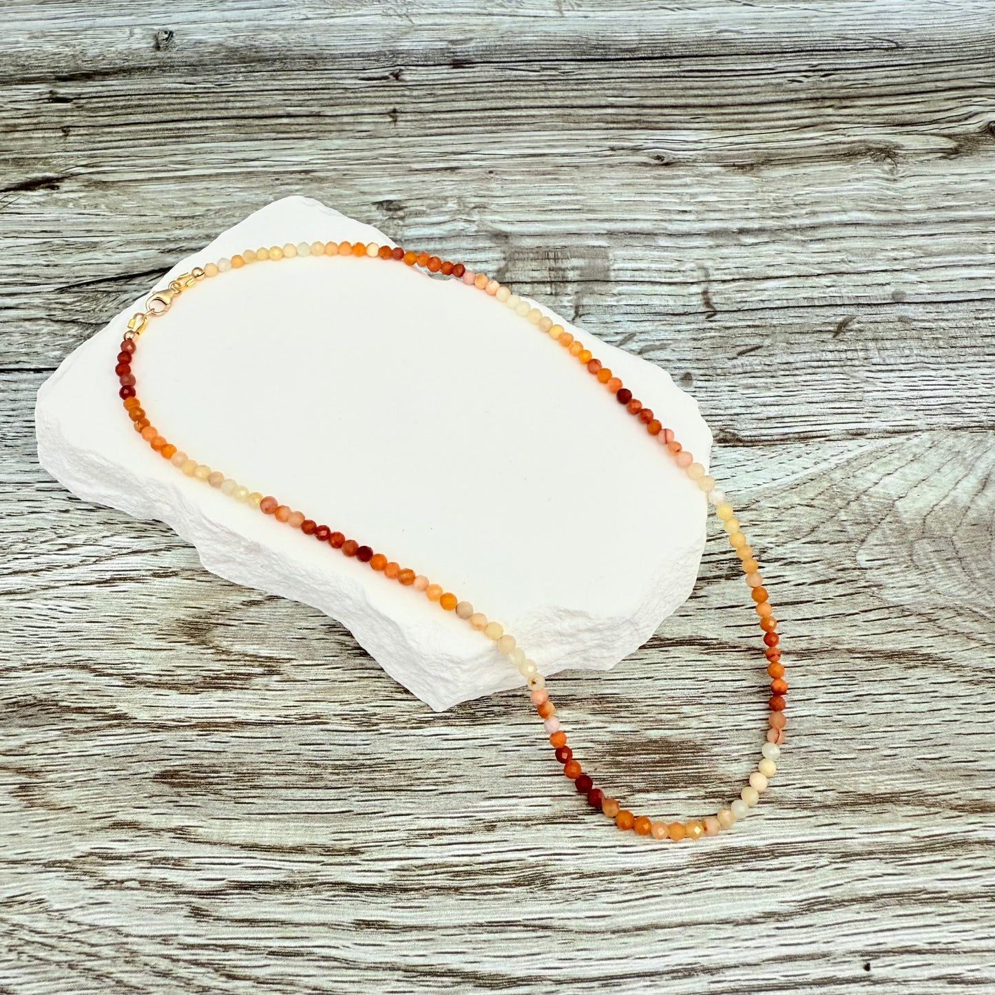 Mexican Fire Opal Necklace