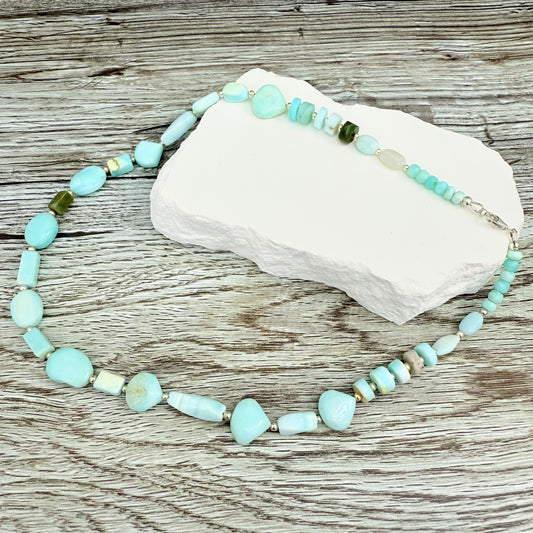 Blue Opal Necklace