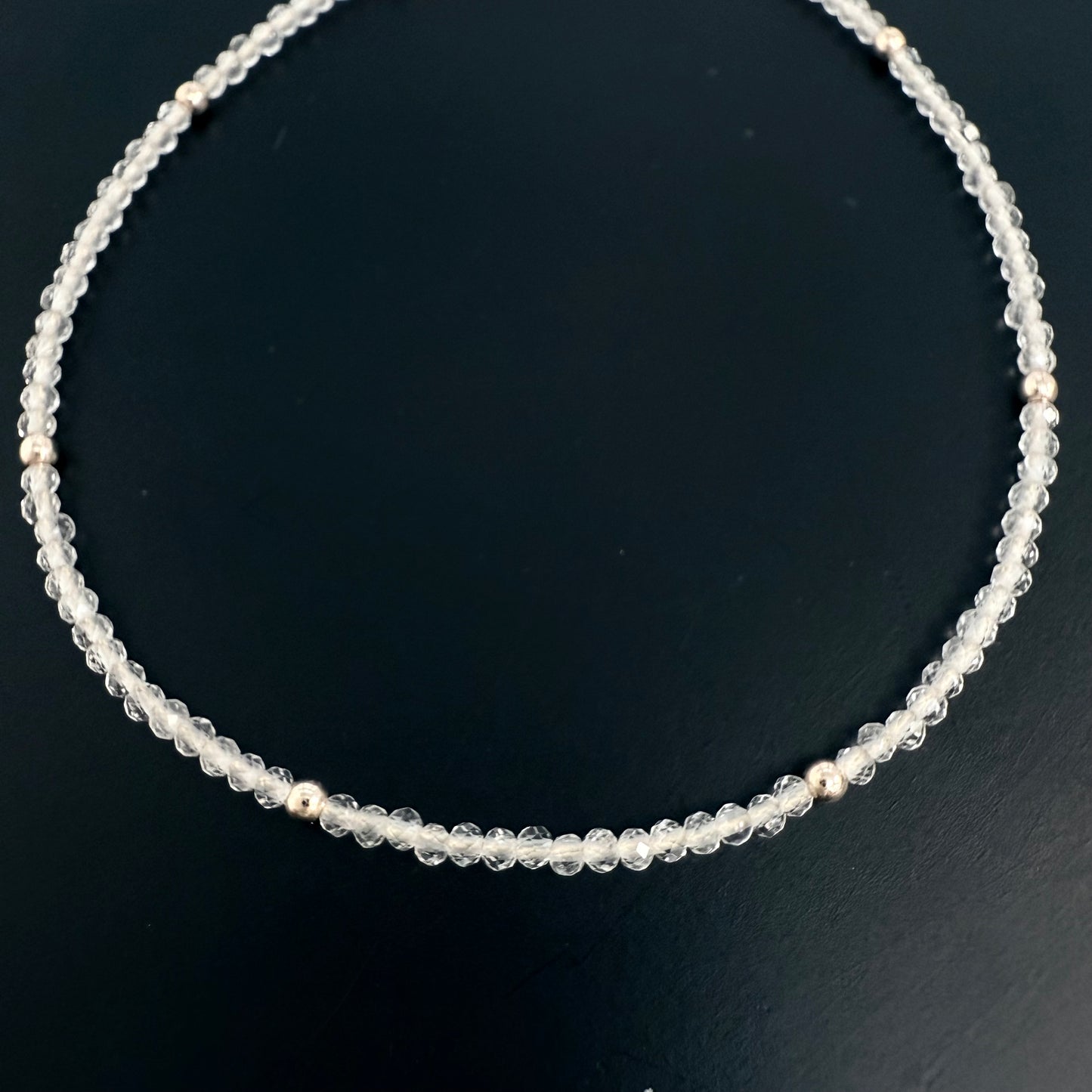 Elegant White Topaz Bracelet