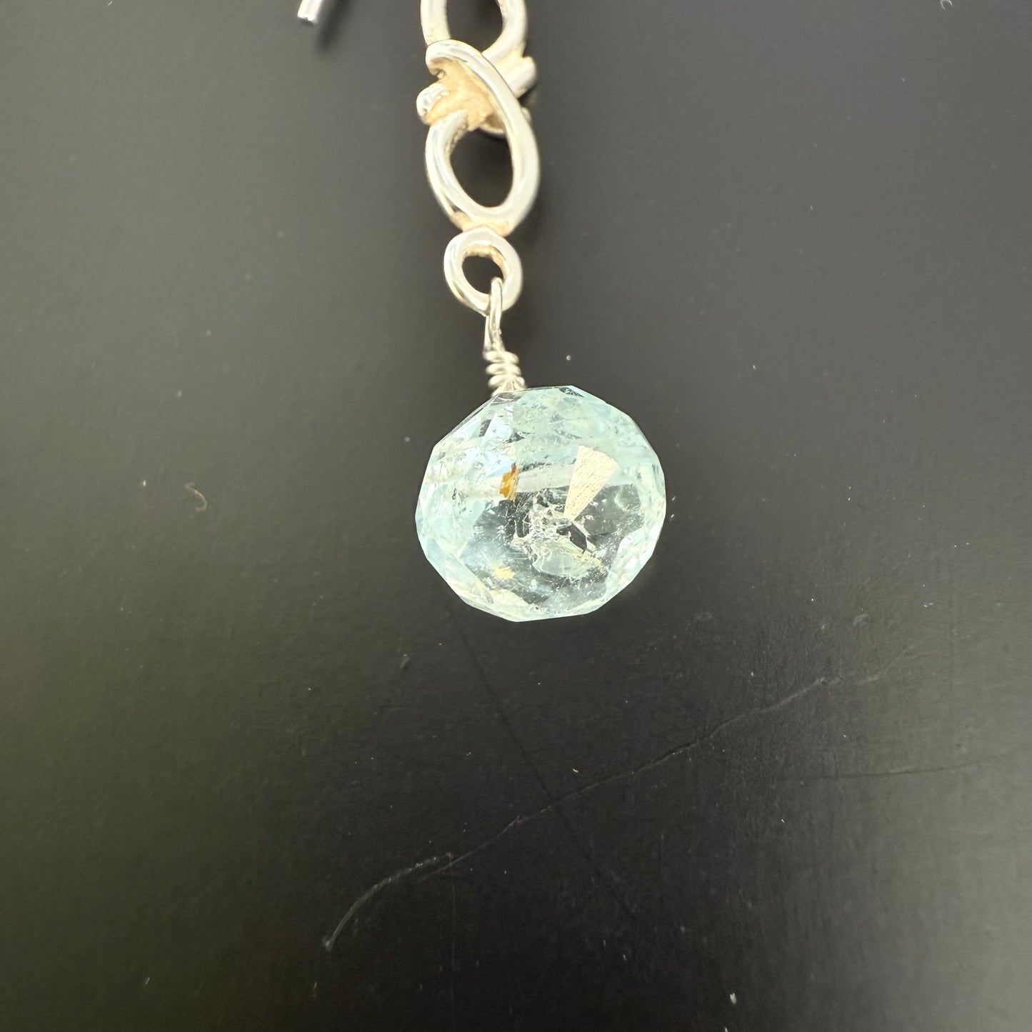 Shimmering Sky Blue Topaz Earrings