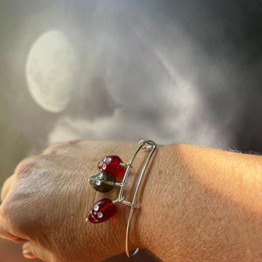 Skull Bangle Bracelet