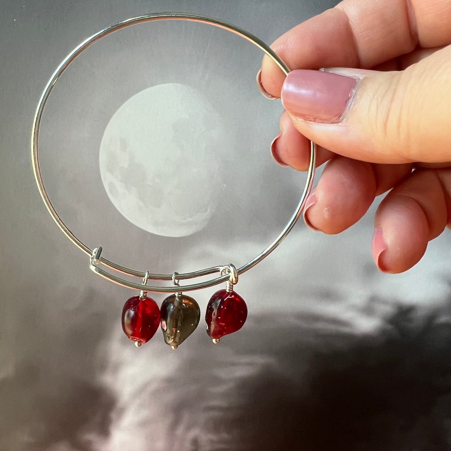 Skull Bangle Bracelet