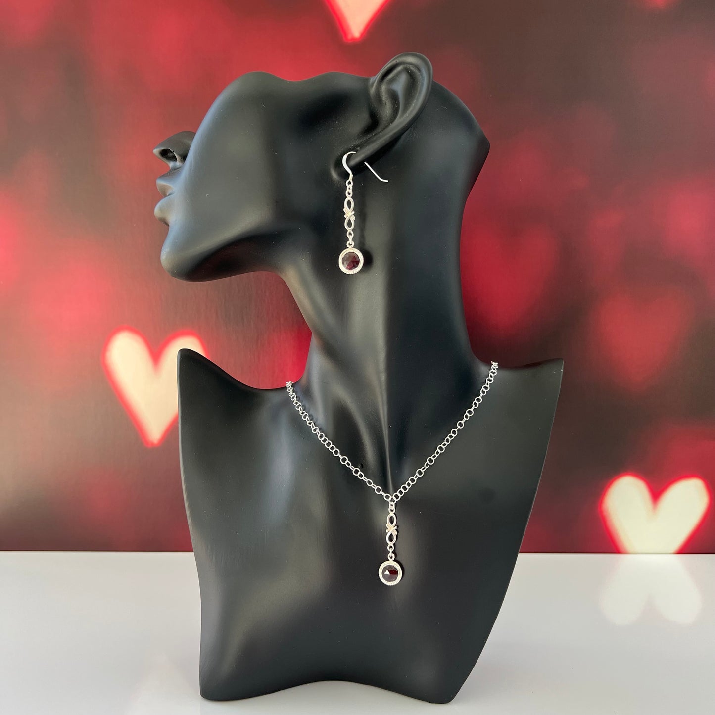 Elegant Garnet Necklace