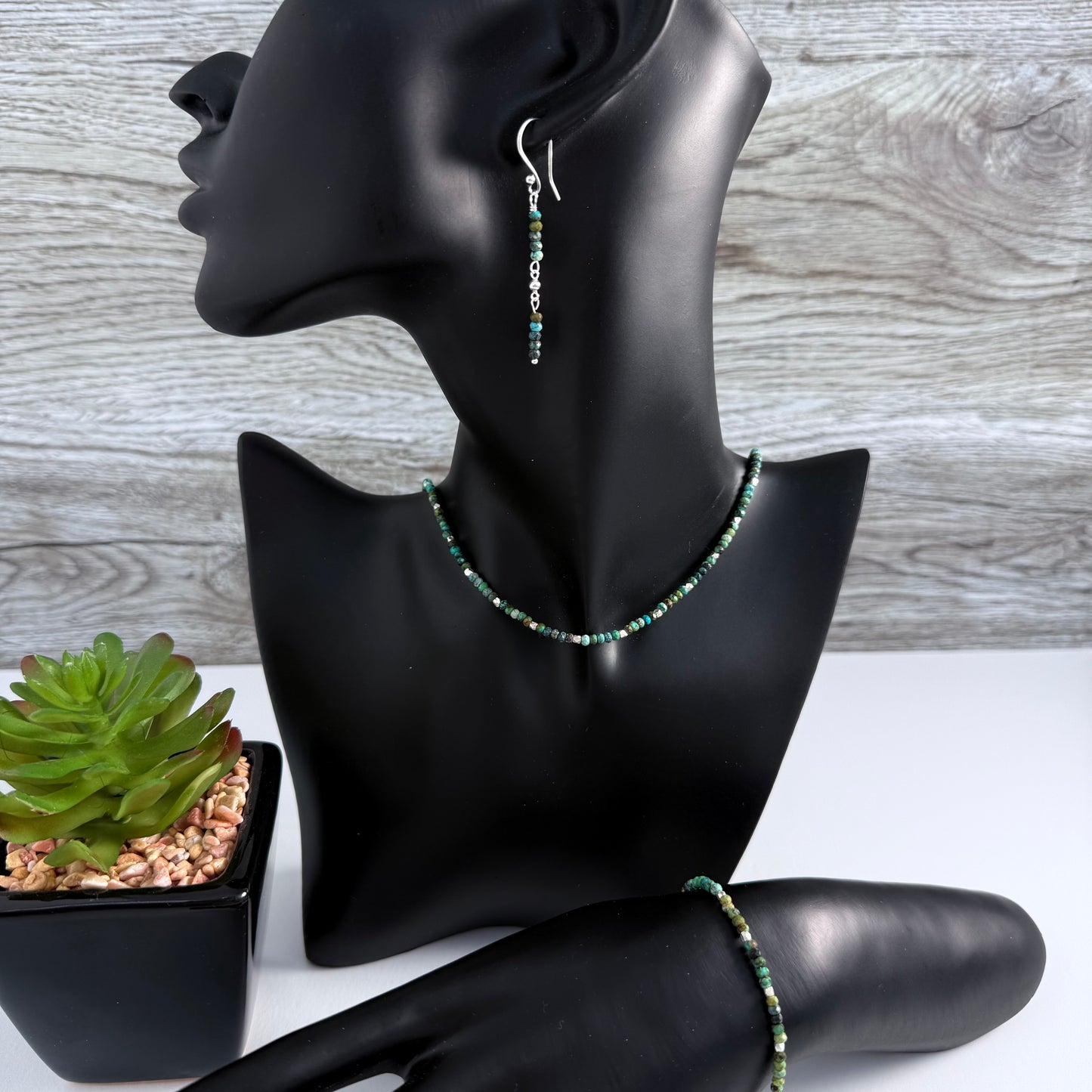Blues of Turquoise Drop Earrings