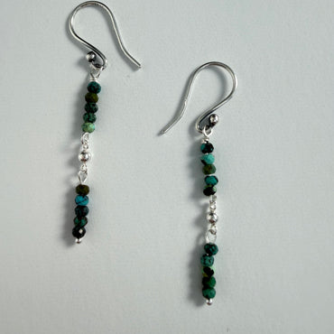 Blues of Turquoise Drop Earrings