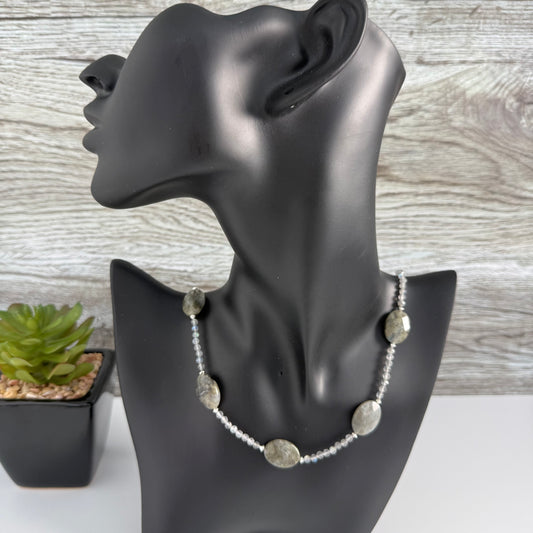 50 Shades of Labradorite Necklace