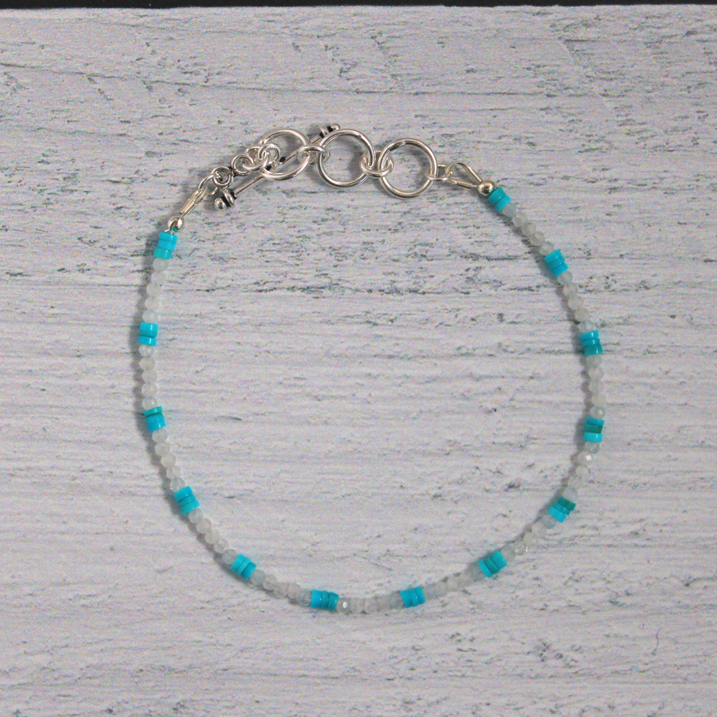 Icy Moonstone Bracelet