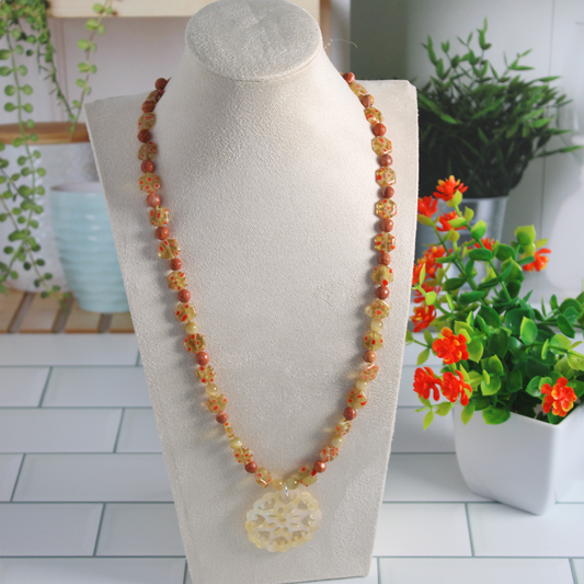 Eye on Millefiori Necklace