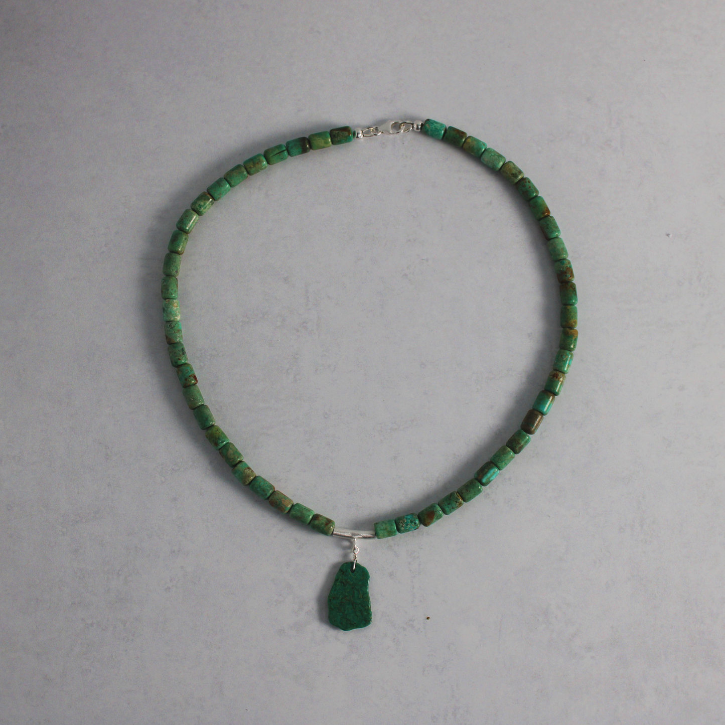 Tubular Turquoise Necklace
