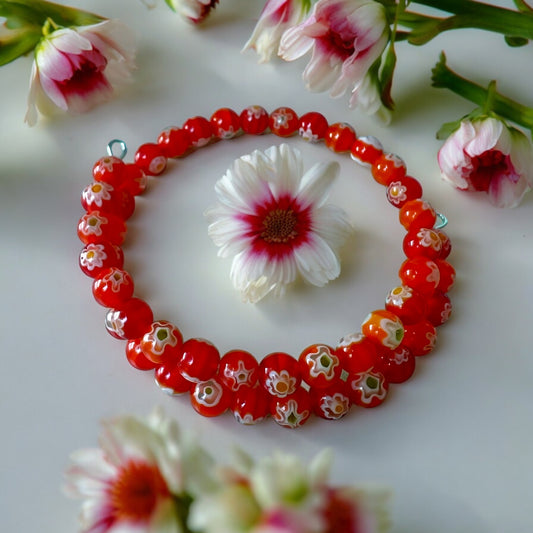 Floral Wrap Bracelet