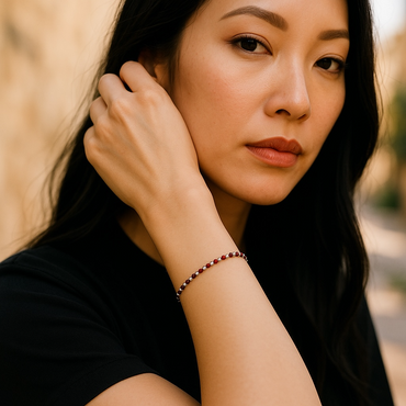 Elegant Ruby Bracelet