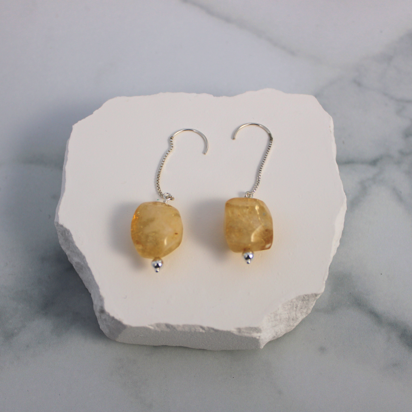 Citrine Nugget Earrings